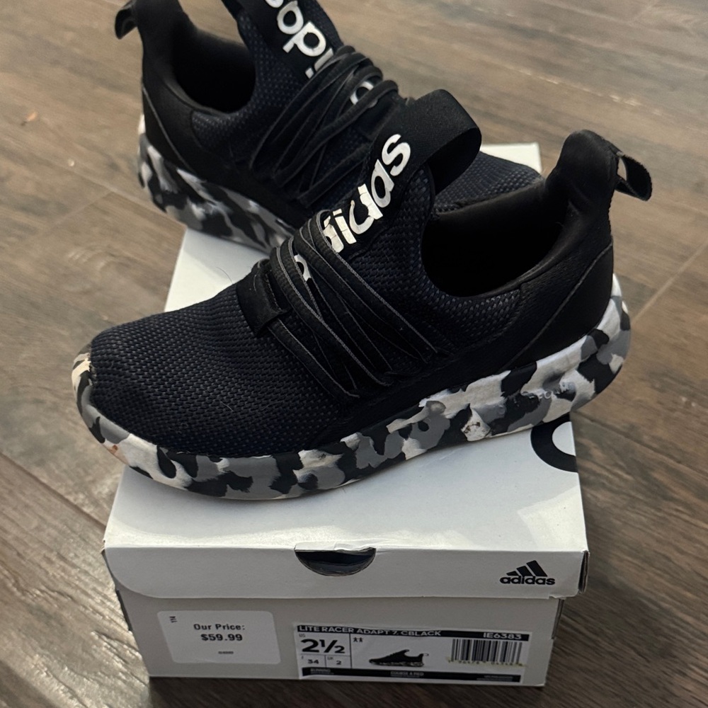 Adidas Kids Lite Racer Adapt 7 size 2.5